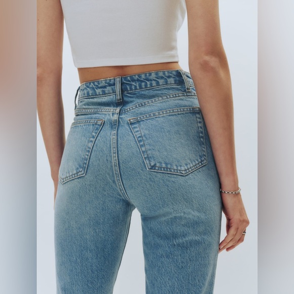 Reformation Cynthia High Rise Straight Cropped Jeans - Picture 4 of 13